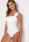 Costum de baie Alb