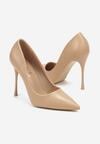 Pantofi stiletto Bej