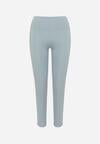 Jasnozielone Legginsy z Wysokim Stanem Parefia