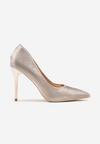 Pantofi stiletto Culoarea șampaniei