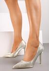 Pantofi stiletto Aurii