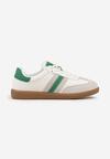 Sneakers Alb cu verde