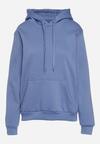 Niebieska Bluza Basic z Kapturem Kasseia