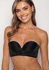 Czarny Biustonosz Miseczka B Push Up Bez Ramiączek Useria