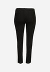 Czarne Jeansy Skinny z Kieszeniami i Wysokim Stanem Nevennia