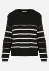 Pulover Negru cu alb
