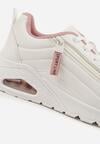 Sneakers Alb cu roz