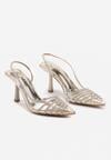 Pantofi stiletto Aurii