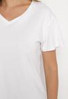 Biały T-shirt Bawełniany o Klasycznym Fasonie Iridessae
