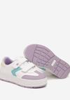 Pantofi sport Alb cu mov