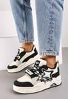 Sneakers Bej cu negru