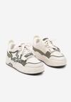 Sneakers Bej cu verde