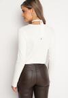 Cardigan Alb