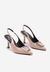 Pantofi stiletto Bej
