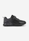 Czarno-Szare Płaskie Buty Sportowe Sneakersy z Transparentną Wstawką Bianele