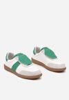 Sneakers Alb cu verde
