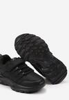 Czarno-Szare Buty Sportowe Typu Sneakersy Zapinane na Rzep Veriani