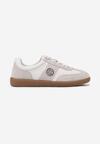 Sneakers Alb cu gri