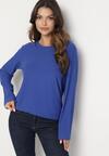 Niebieska Prążkowana Bluzka Longsleeve Gigiora