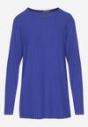 Niebieska Prążkowana Bluzka Longsleeve Gigiora