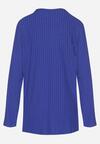 Niebieska Prążkowana Bluzka Longsleeve Gigiora