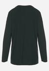 Ciemnozielona Prążkowana Bluzka Longsleeve Gigiora