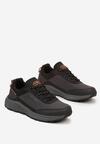 Ciemnoszare Buty Sportowe w Typie Trekkingowych Sznurowane  Taivonna