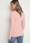 Różowy Golf Sweter z Wiskozą i Kaszmirem Zailaya