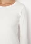 Biała Bawełniana Bluzka Longsleeve Tailene