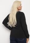 Czarna Bluzka Lonsleeve z Bawełny Niritha