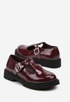 Pantofi casual Bordo