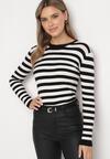 Pulover Negru cu alb