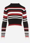 Pulover Bordo cu negru