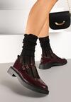 Pantofi casual Bordo