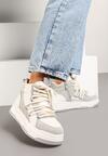 Sneakers Gri cu alb