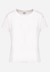 Biały T-shirt z Bawełny w Klasycznym Stylu Venamia