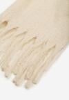 Jasnobeżowy Szalik z Ozdobnymi Frędzlami Esariana