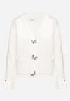 Cardigan Alb