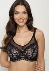 Sutien Negru cu roz