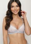 Sutien Gri cu roz