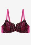 Sutien Negru cu fucsia