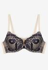 Sutien Bleumarin cu bej