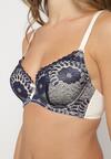 Sutien Bleumarin cu bej
