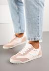 Różowe Sneakersy w Stylu Kultowych Tenisówek Felandris