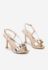 Pantofi stiletto Aurii