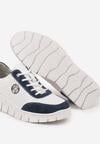 Sneakers Alb cu bleumarin