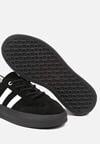 Czarne Skórzane Sneakersy w Stylu Kultowych Tenisówek Rerionelle