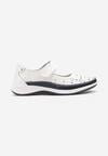 Pantofi casual Alb cu bleumarin