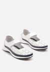 Pantofi casual Alb cu bleumarin