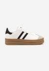 Sneakers Alb cu negru